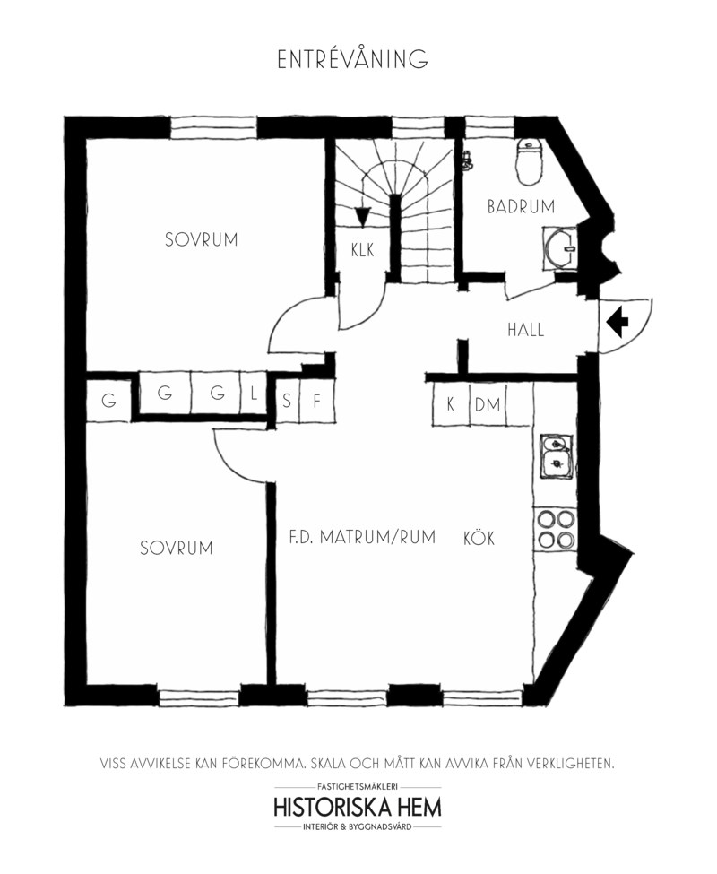 Planritning, Sjöbjörnsvägen 12