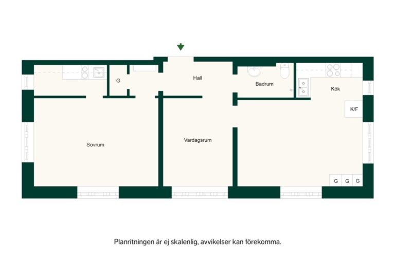 Planritning, Vesslevägen 40