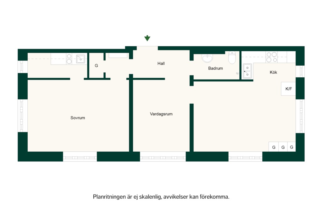 Planritning, Vesslevägen 40