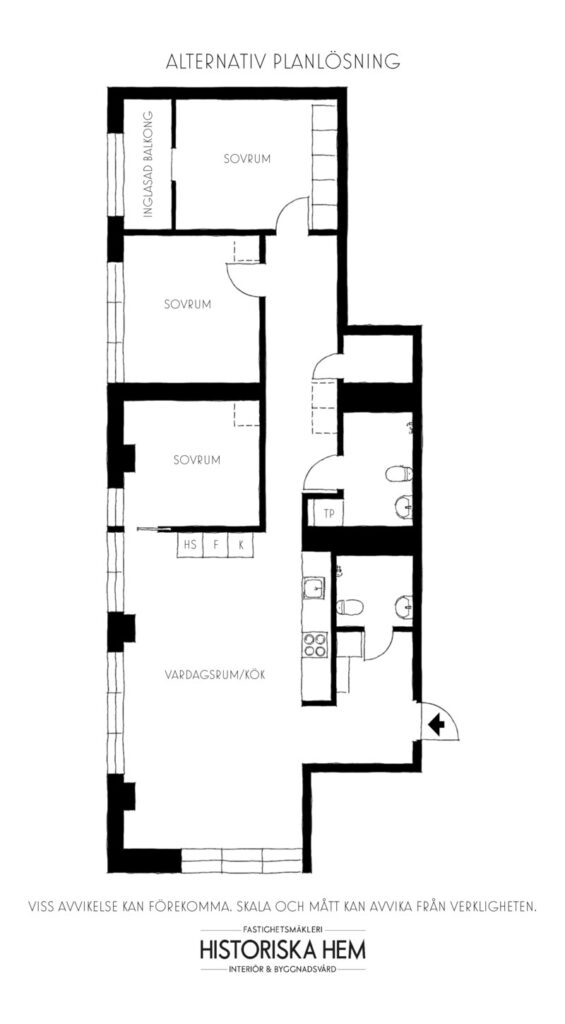 Planritning, Kvarnholmsvägen 96