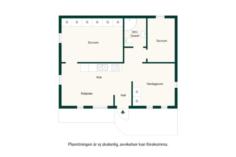 Planritning, Klyvarvägen 5