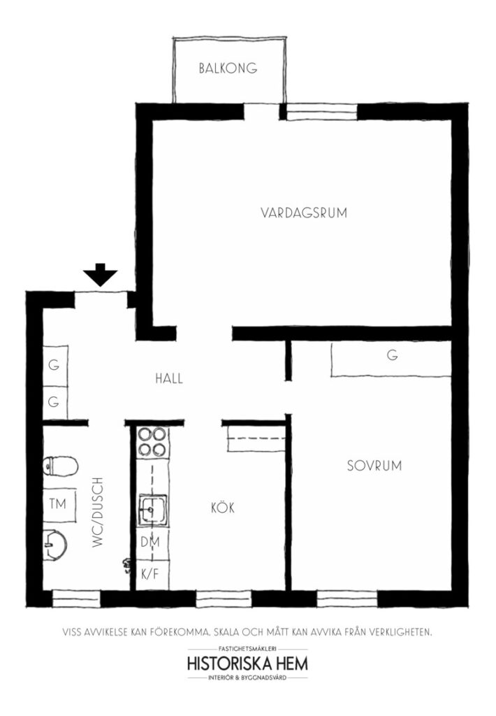 Planritning, Fregattvägen 34