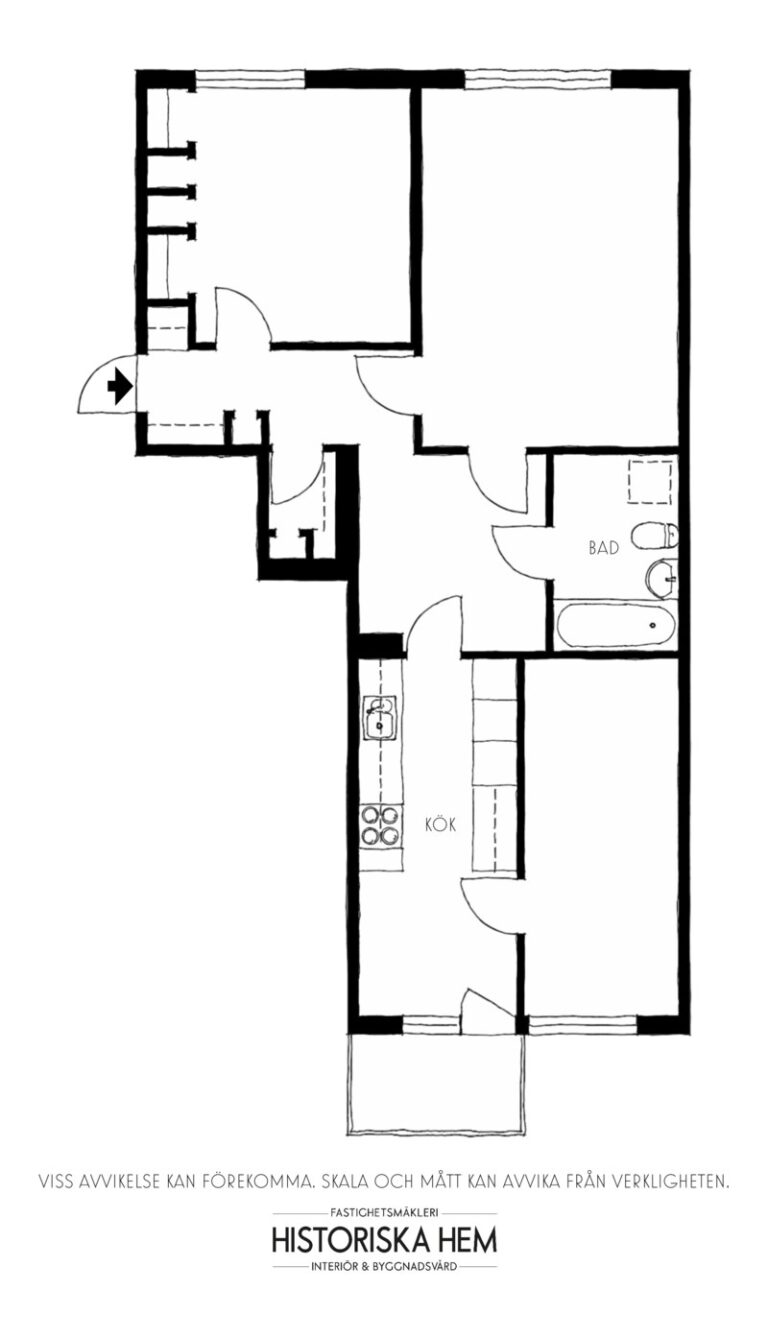 Planritning, Bohusgatan 41