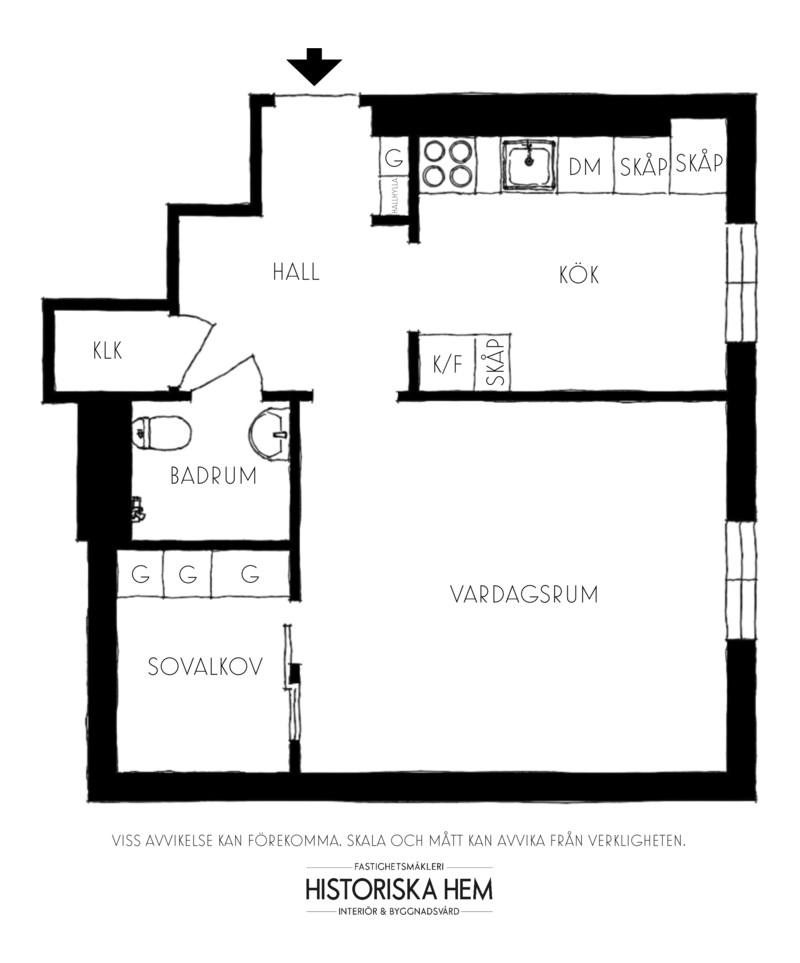 Planritning, Erstagatan 18