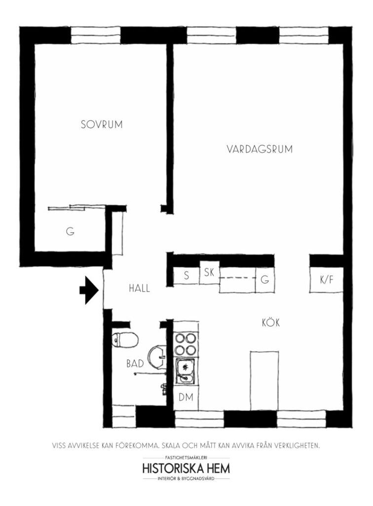 Planritning, Hökmossevägen 66