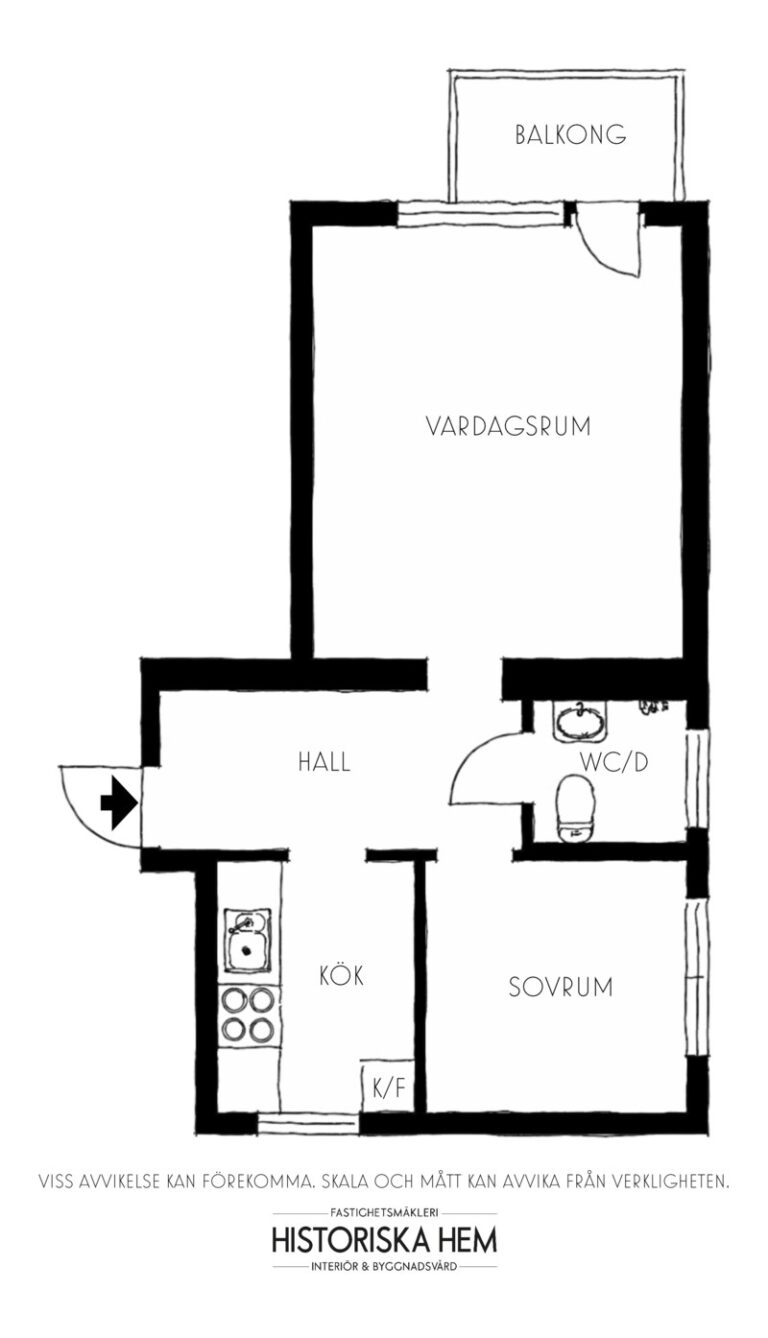 Planritning, Hägerstensvägen 223, 1303