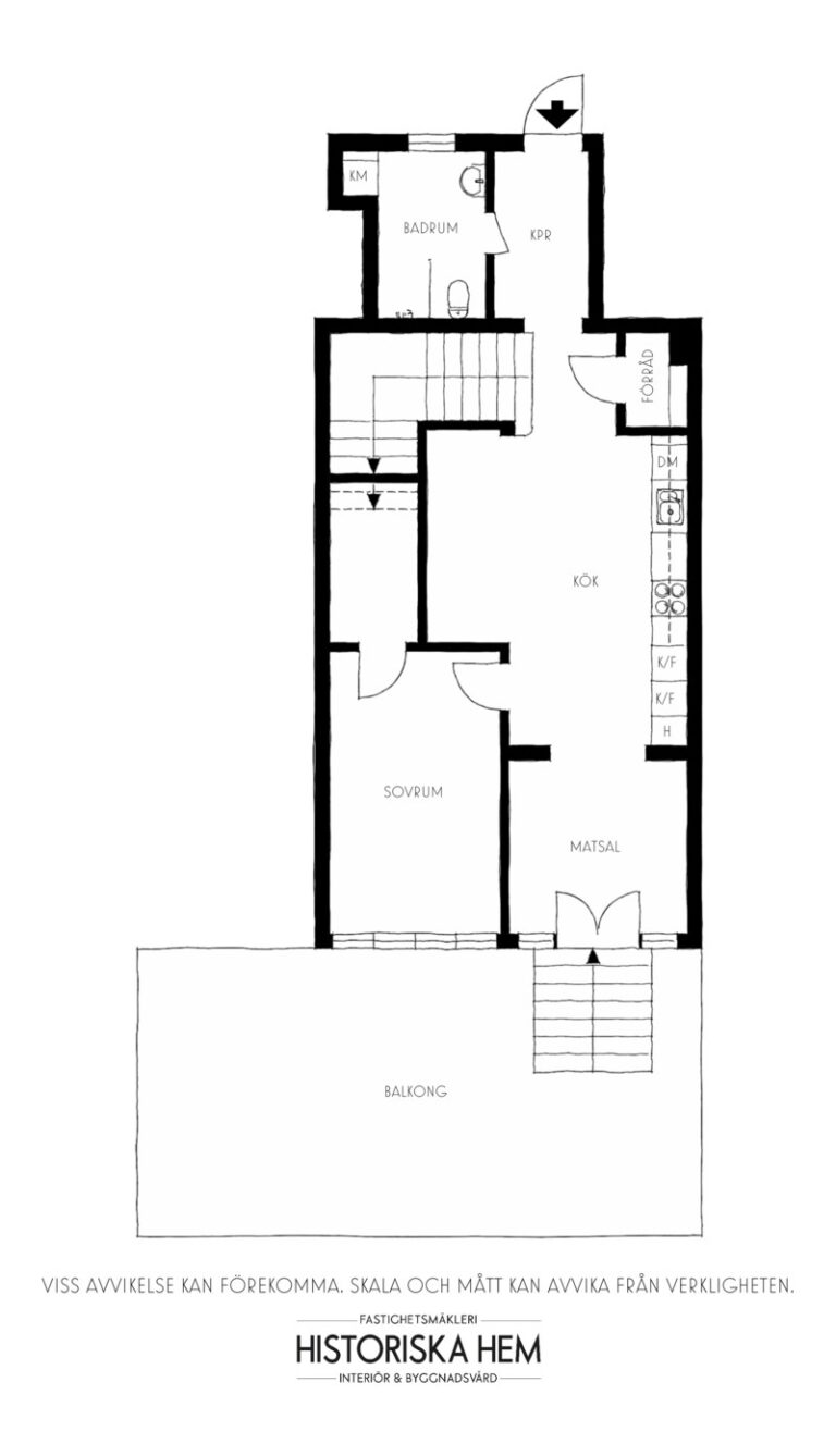 Planritning, Treuddsvägen 27B