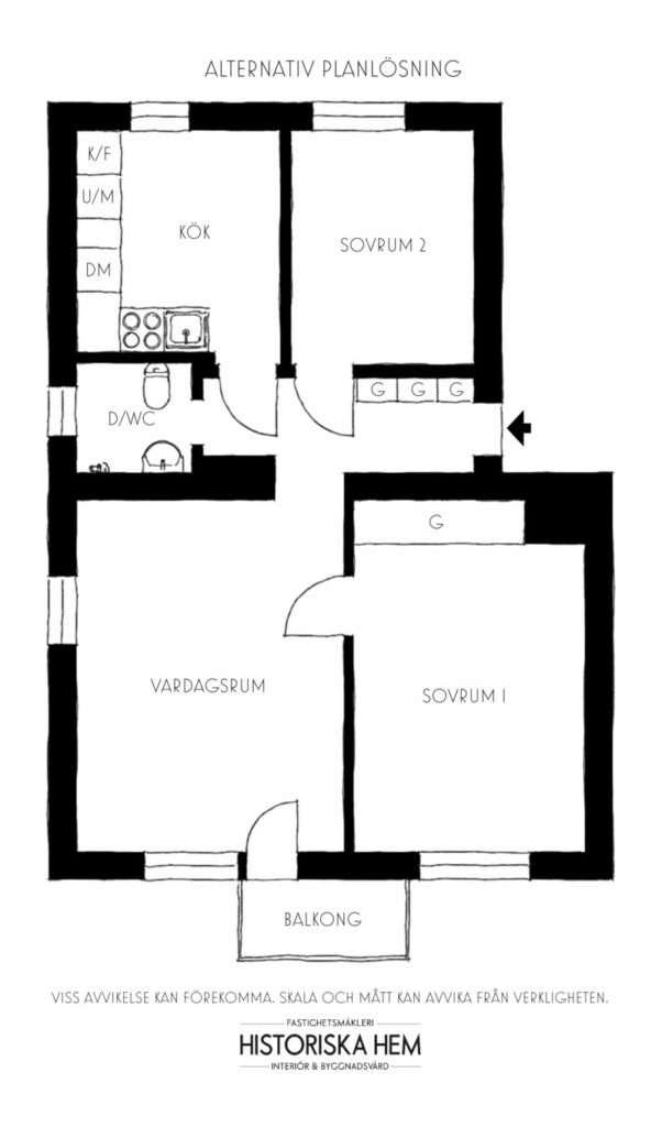 Planritning, Husabyvägen 10