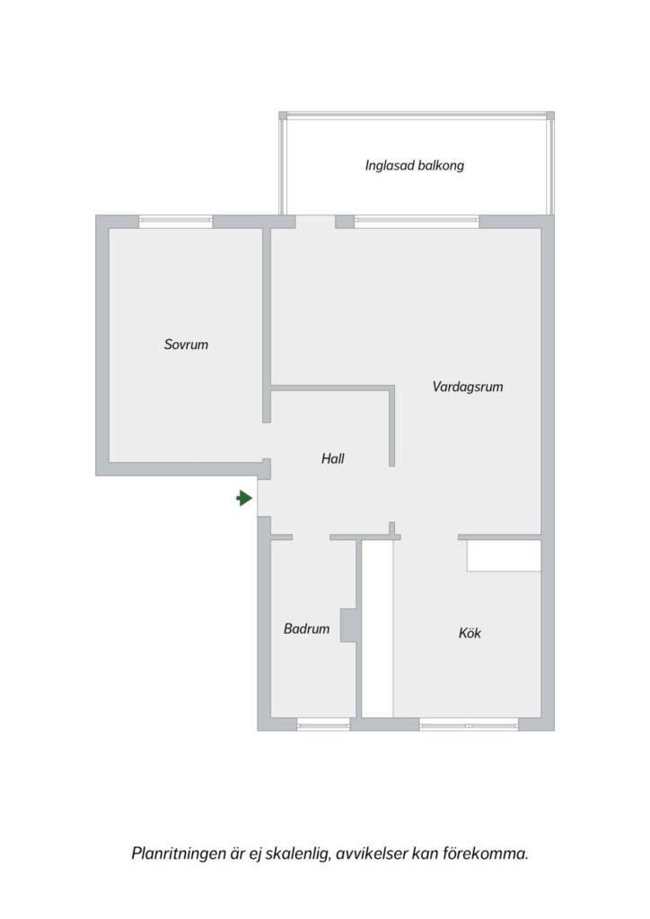 Planritning, Skarpbrunnavägen 191