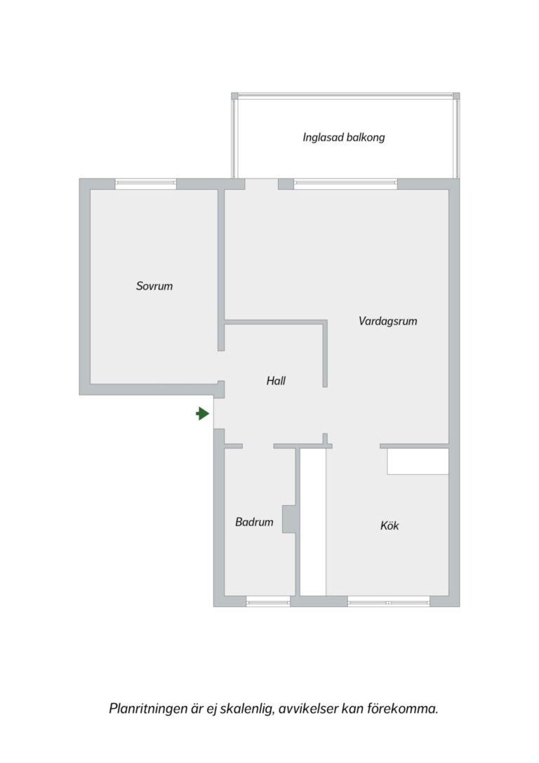 Planritning, Skarpbrunnavägen 191